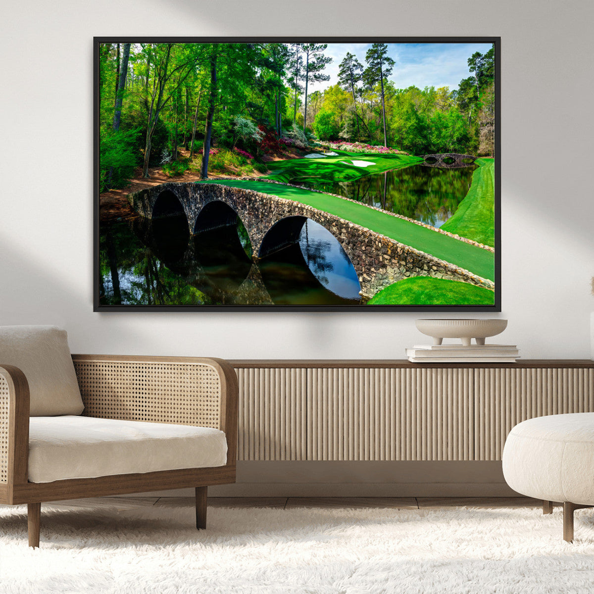 Augusta National Golf Club Wall Art - Panoramic Bridge &
