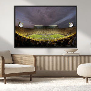 Michigan Wolverines Print - Michigan Stadium Wall Art Canvas