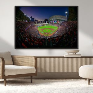 Houston Astros Baseball Print Canvas - Houston Minute Maid