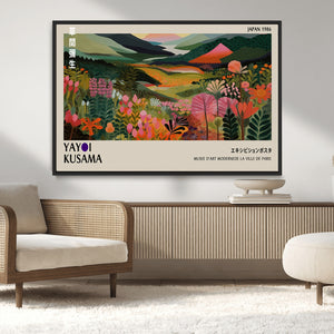 Yayoi Kusama Japan 1986 Wall Art Canvas Print – Vibrant