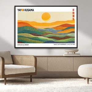 Framed Yayoi Kusama 1986 Wall Art Print – Japanese Wall Art