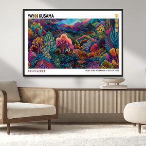 Framed Yayoi Kusama 1986 Wall Art Print – Japanese Wall Art