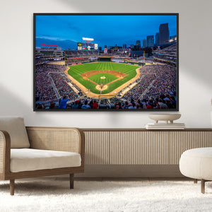 Target Field Stadium Wall Art Canvas Print – Minnesota Twins