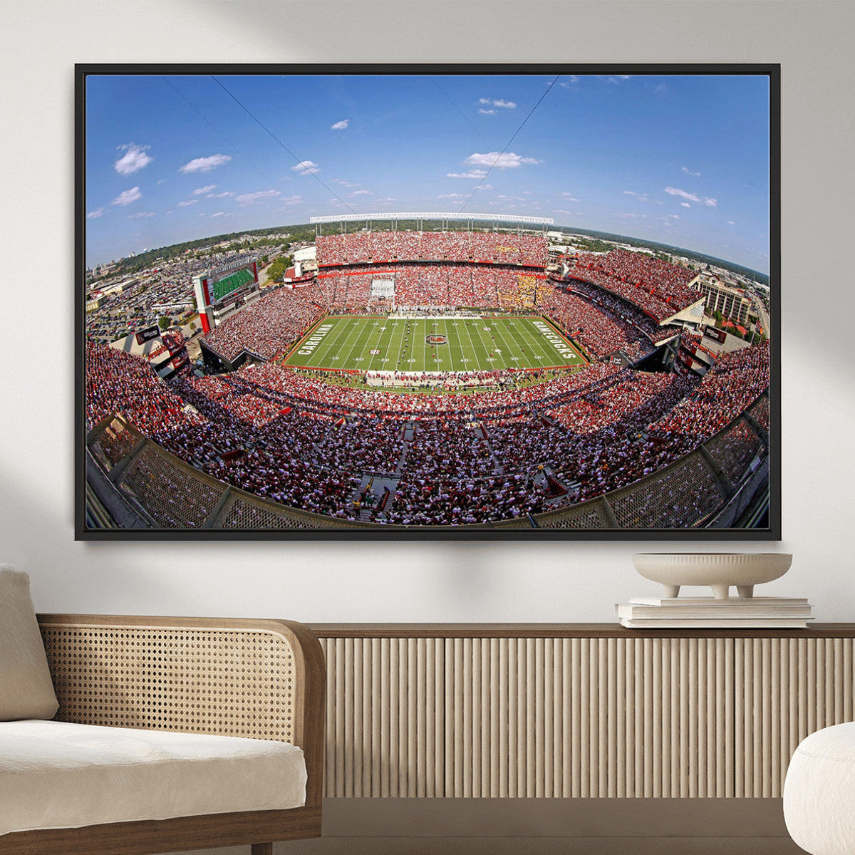 William Brice Stadium Wall Art Canvas Print – Stadium Crowd