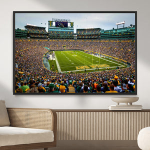 Green Bay Packers Lambeau Field Stadium Wall Art Canvas