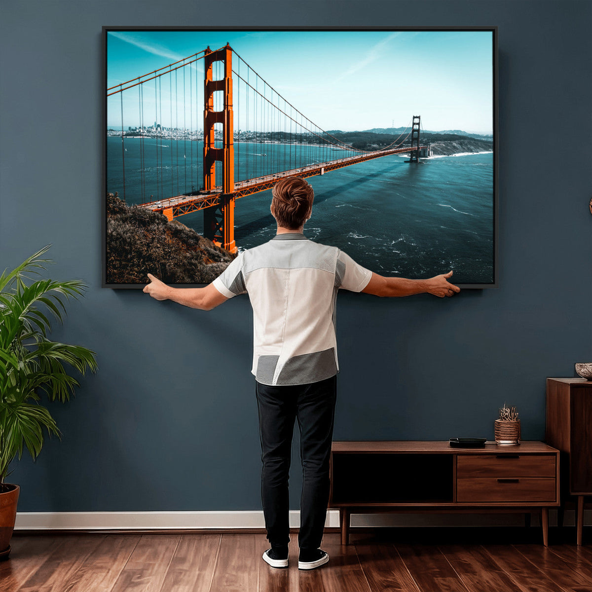 Golden Gate Bridge Wall Art Canvas Print – San Francisco