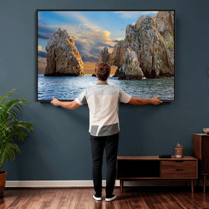 The Arch Cabo San Lucas Ocean Arch Wall Art Canvas Print,