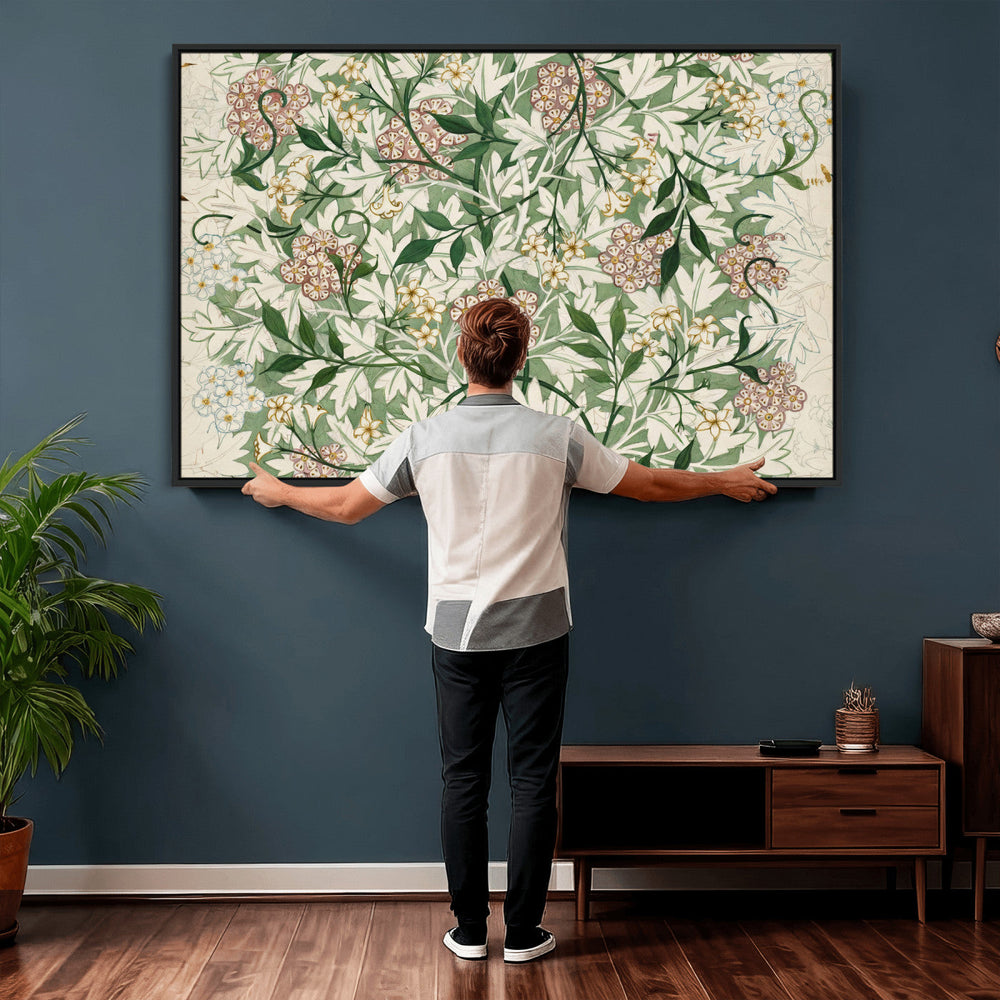 William Morris Jasmine 1872 Canvas Wall Art — Arts and