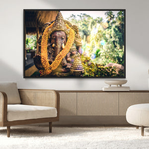 Hinduism Statue Wall Art Canvas Print
