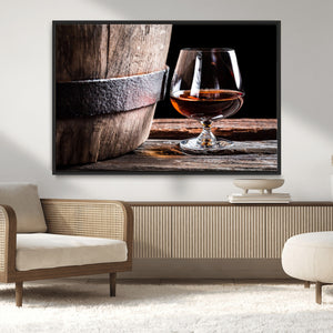 Scots Whiskey Wall Art Canvas Print