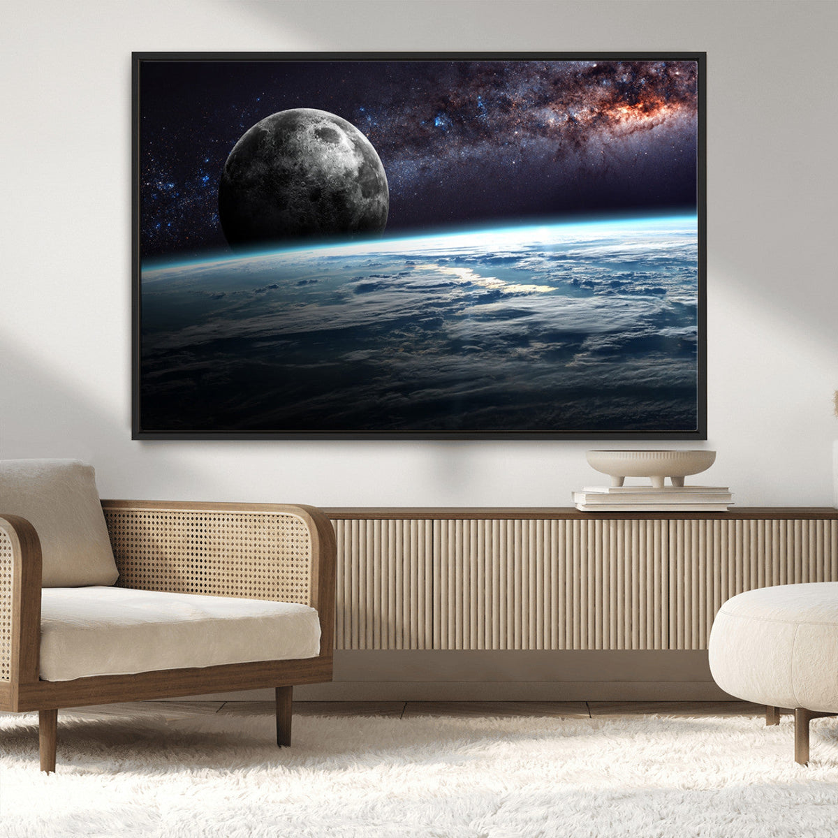 Space and Planet Canvas Print