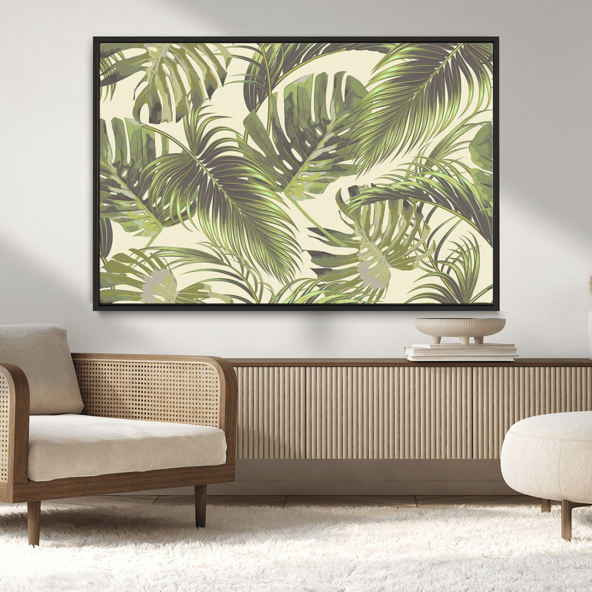 Palm Leaves Canvas Print
