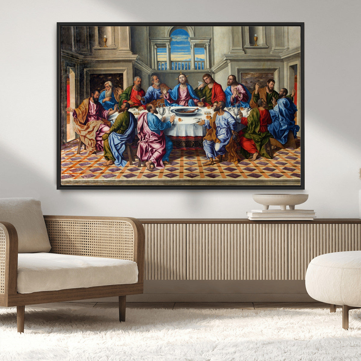 The Last Supper Multi Panel Canvas Wall Art