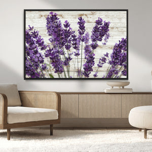 Lavender Herb Wall Art Canvas Print