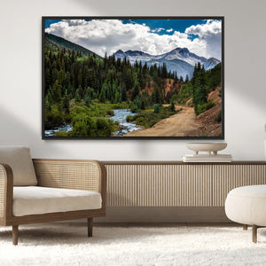 San Juan Nal Forest Wall Art Landscape Canvas Print