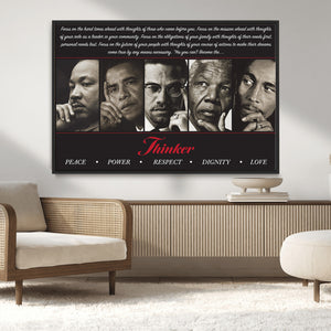 Thinkers of Wall Art Canvas Print - Inspirational Wall Art