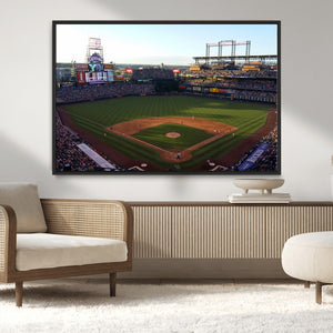 Colorado Rockies Coors Field Wall Art Canvas Print - MLB