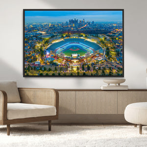 Los Angeles Dodgers Wall Art Canvas, Dodger Stadium Wall Art