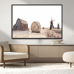Farm Prints Set, Set of 3 Farmhouse Wall Art, Country House