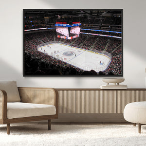 Rogers Place Edmonton Oilers Ice Hockey Stadium Wall Art,