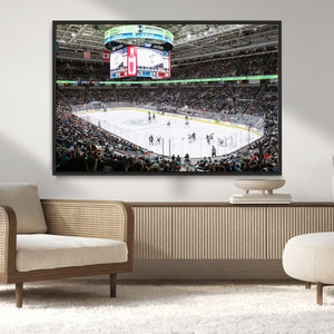 Sharks Arena Blackhawks Sharks Ice Hockey Stadium Wall Art
