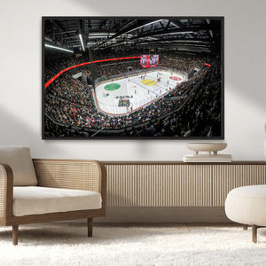 Vaudoise Lausanne Ice Hockey Arena Stadium Wall Art Canvas,
