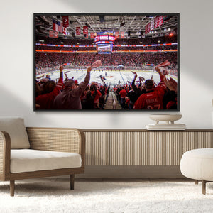 Carolina Hurricanes Ice Hockey Stadium Wall Art, Carolina