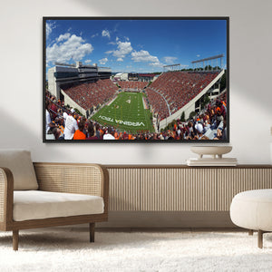 Virginia Tech Hokies Football Team Print - Blacksburg Lane