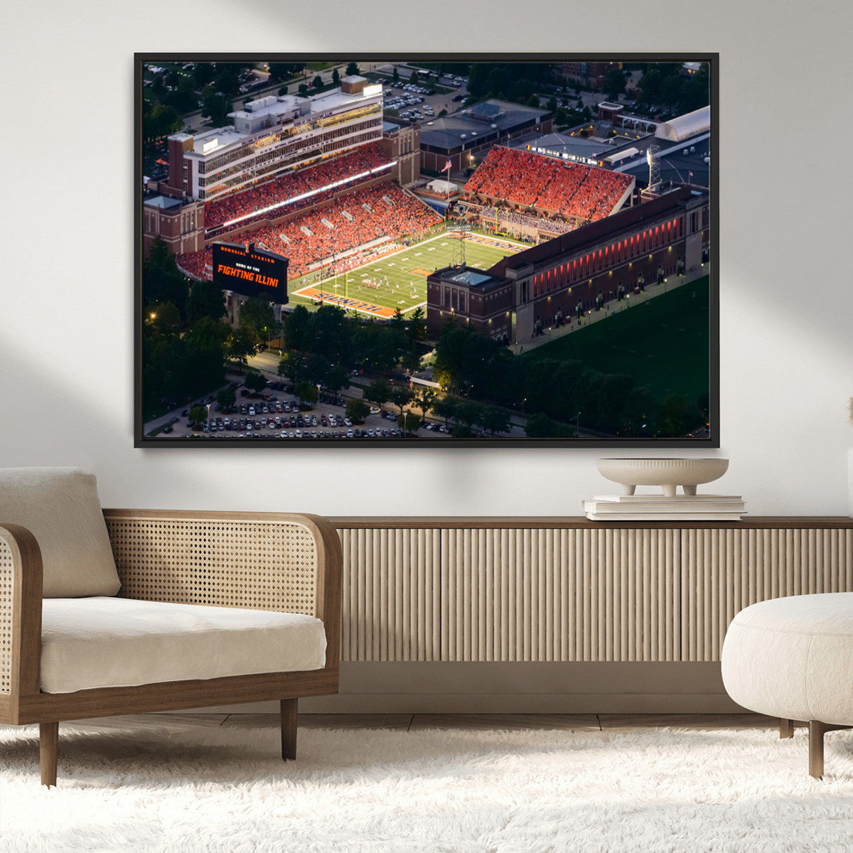 University of Illinois Fighting Illini Football Team Print -