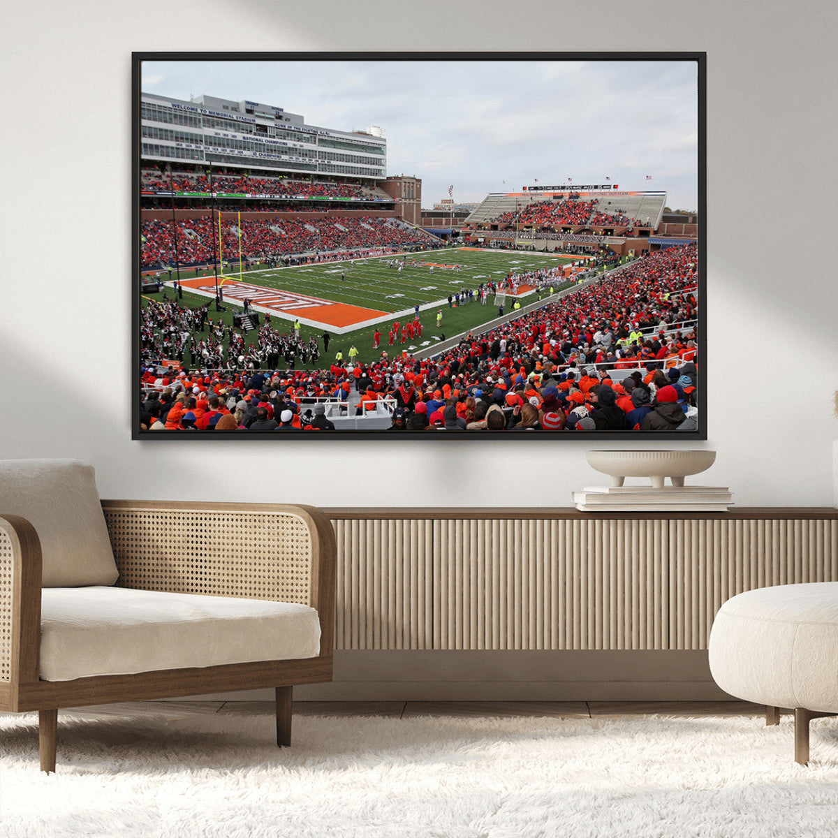 University of Illinois Fighting Illini Football Team Print -