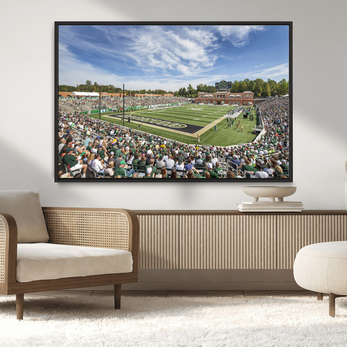 University of Charlotte 49ers Football Team Print -