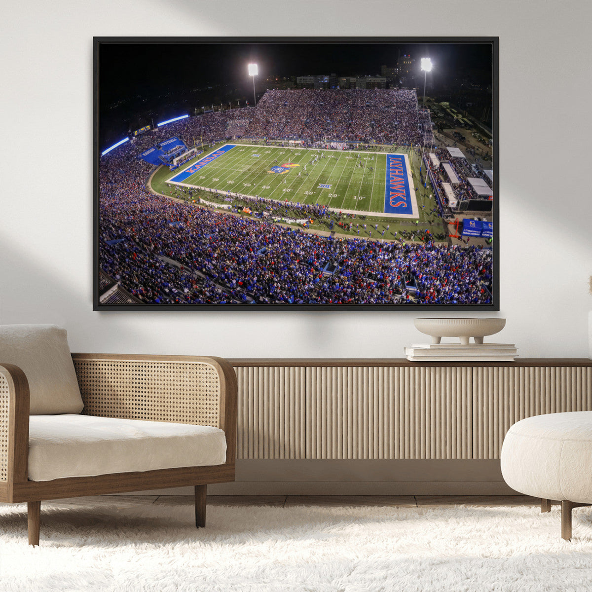 University of Kansas Jayhawks Football Team Print - Lawrence