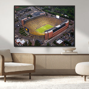 University of Michigan Wolverines Football Team Print - Ann