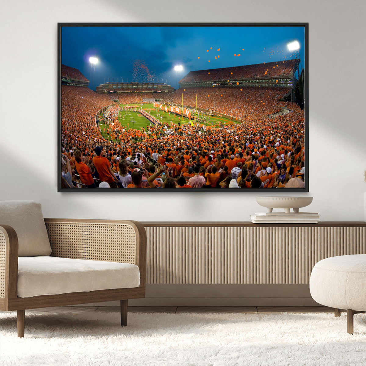 Clemson University Tigers Football Team Print - Clemson