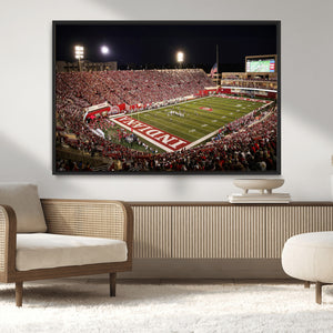 Indiana University Hoosiers Football Team Print Canvas -