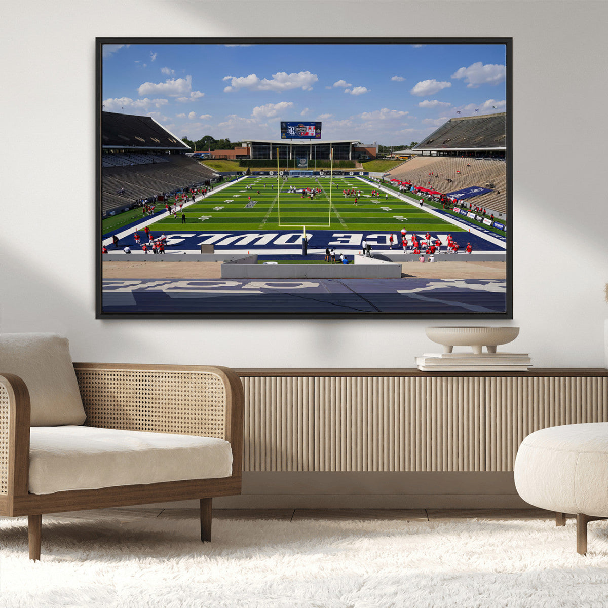 Rice University Owls Football Team Print - Houston Rice