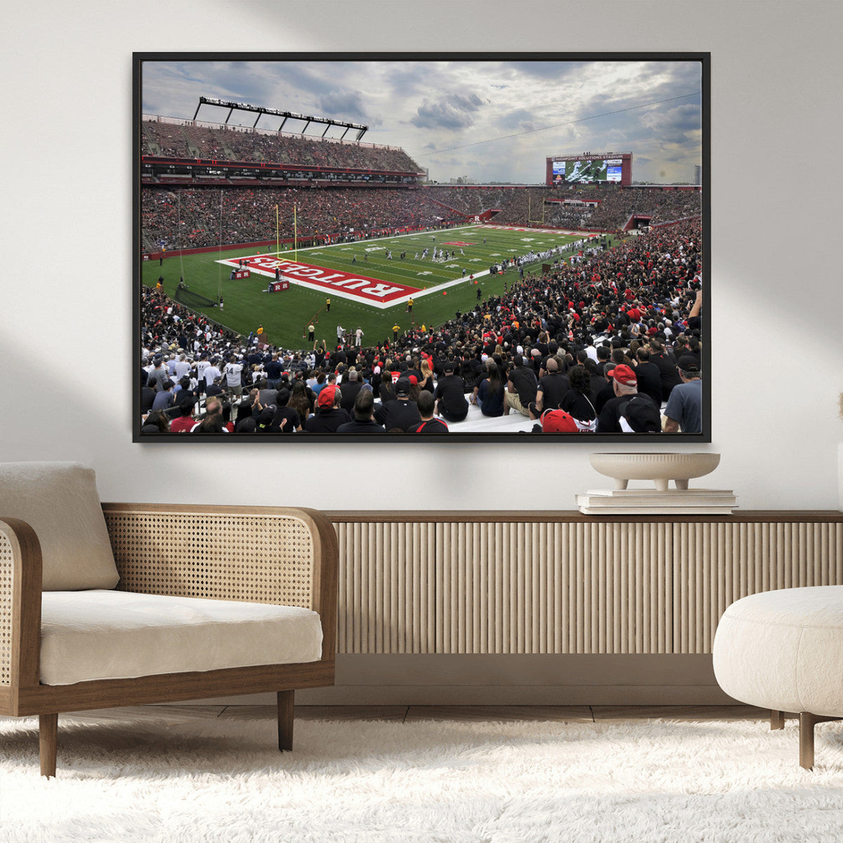 Rutgers Scarlet Knights Football Team Print - SHI Stadium,