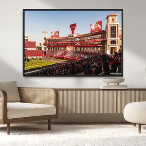 Jones AT&T Stadium Texas Tech Red Raiders Wall Art | Large