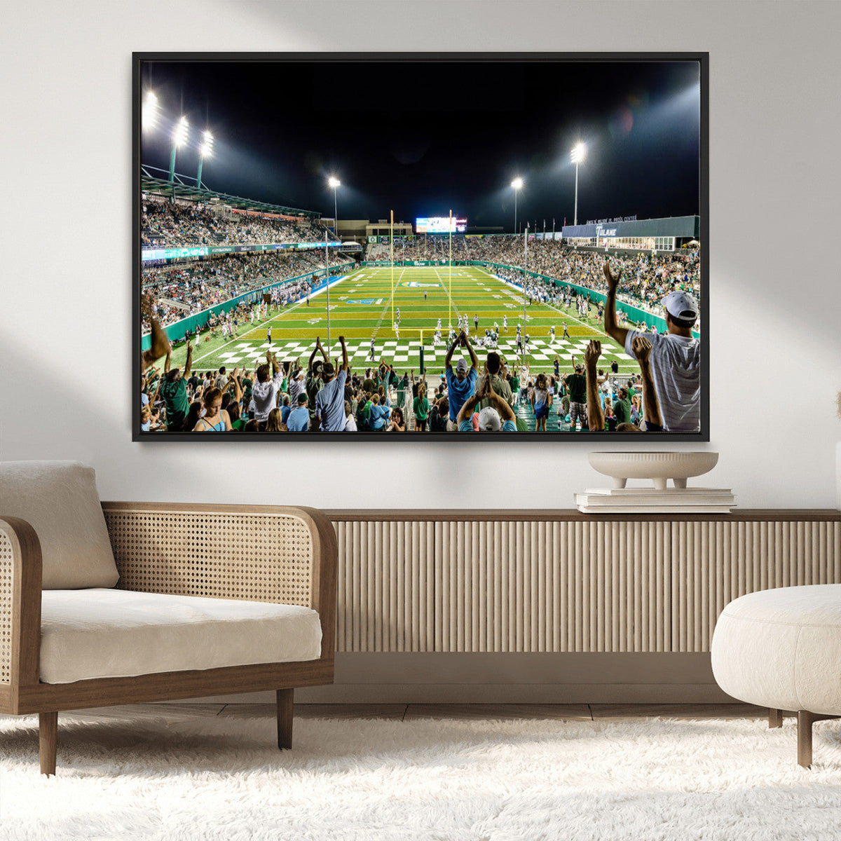 The Tulane University Green Wave Football Team Print - New