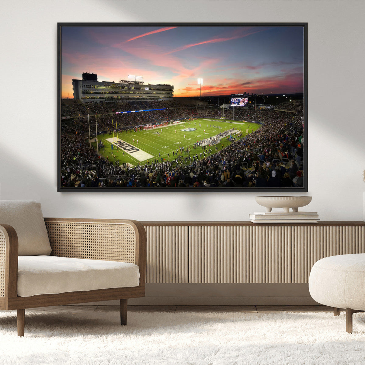 The University of Connecticut UCONN Huskies Football Team