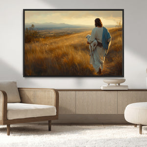 Jesus the Good Shepherd Wall Art Canvas Print -
