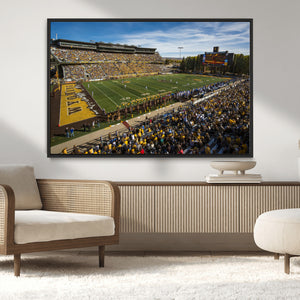 University of Wyoming Cowboys Football Team Print - Laramie