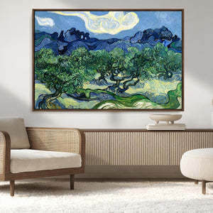 Olive Trees Van Gogh Wall Art Canvas Print