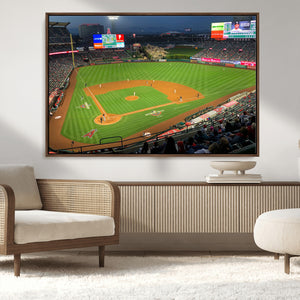Angel Stadium Aerial Canvas Print – Los Angeles Angels