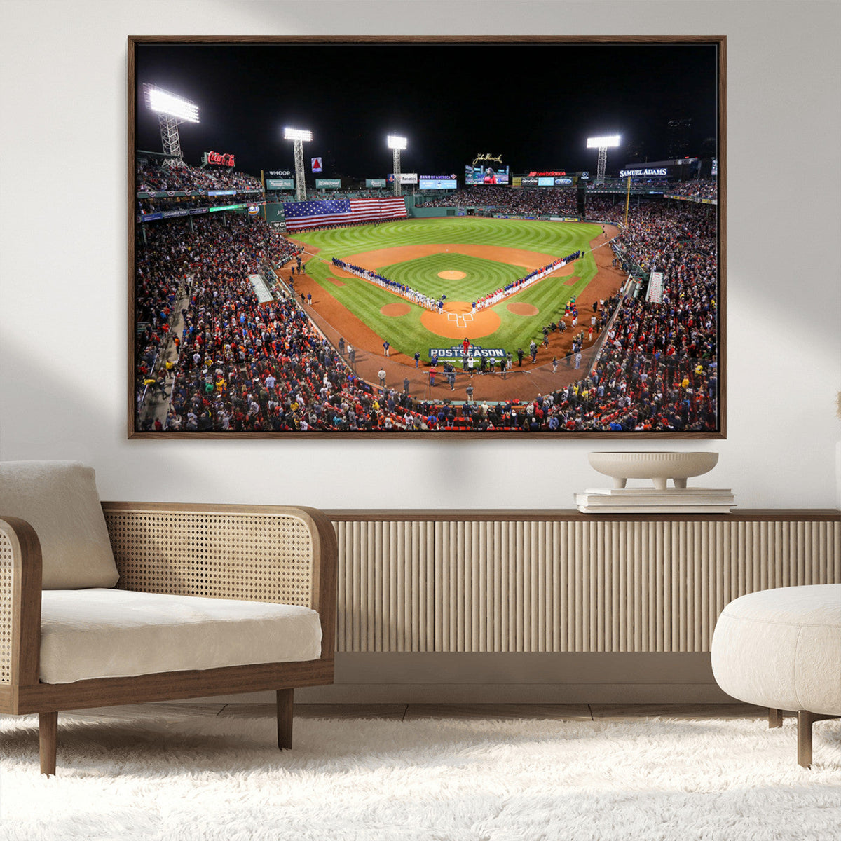 Fenway Park Wall Art Canvas Print | Large Baseball Stadium