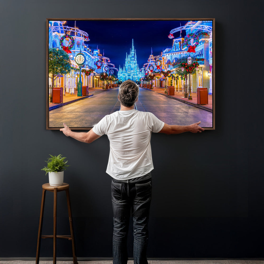 Disney Wall Art | Castle Large Wall Art Disney Magic Kingdom