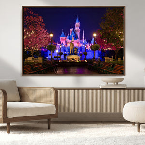 Castle Large Wall Art Disney Magic Kingdom Kids Room Decor -