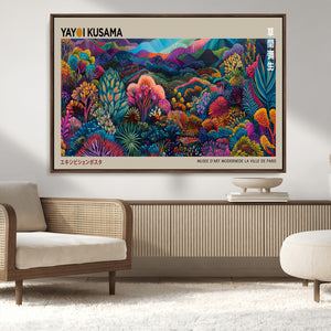 Framed Japanese 1986 Wall Art Print, Yayoi Kusama 1986 Wall