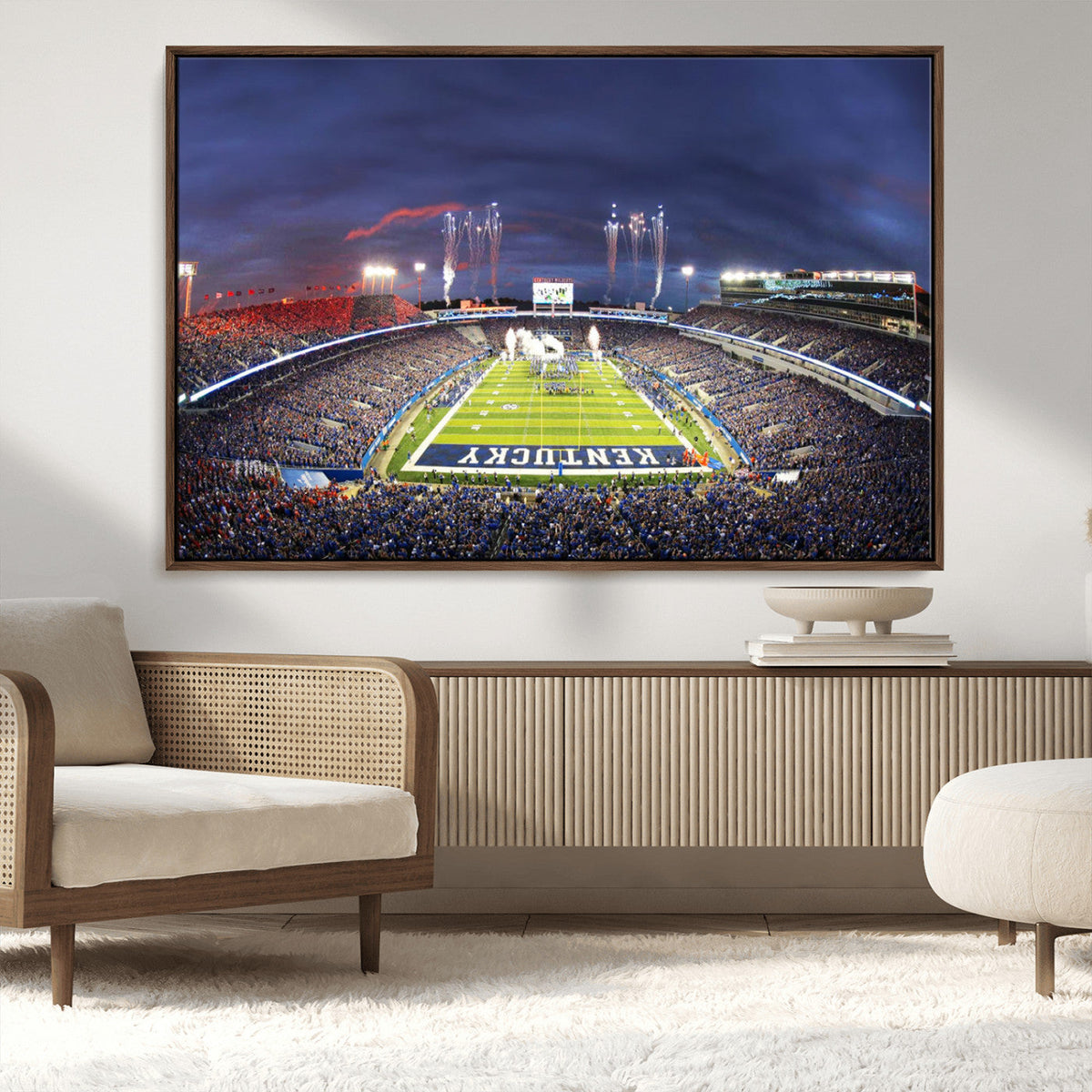 Kroger Field Canvas Wall Art - Kentucky Stadium Wall Art