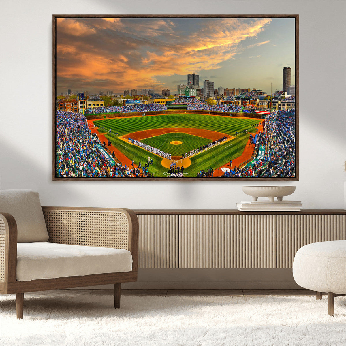 Chicago Wrigley Field Wall Art Canvas Print – Iconic